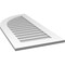 Ekena Millwork Quarter Round Top Left Surface Mount PVC Gable Vent w/ 3-1/2"W x 1"P Standard Frame, 20"W x 42"H GVPQL20X4201SN - alternate 4